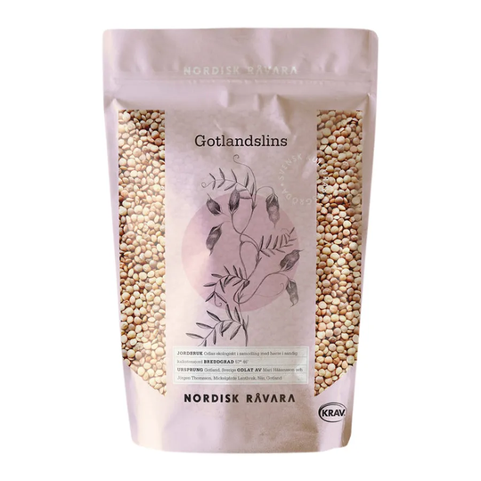 Nordisk Råvara Gotlandslins, 500 g ekologisk