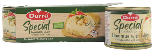 Durra Hommus M/Tahini 3x220gr