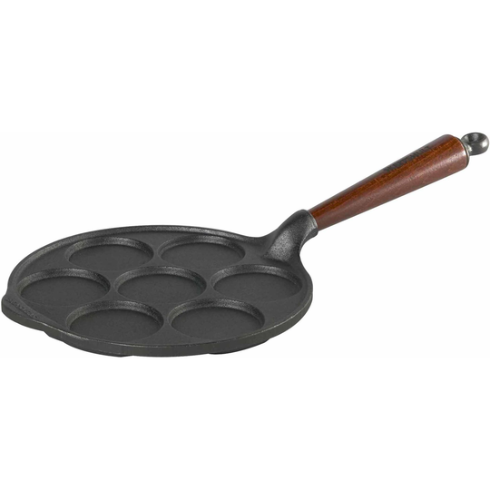 Skeppshult Plättpanna Gjutjärn 23 cm Trähandtag